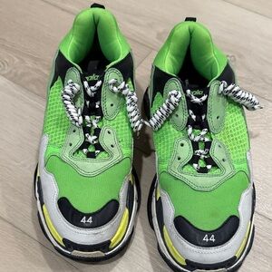 Balenciaga  in Neon Green and Black